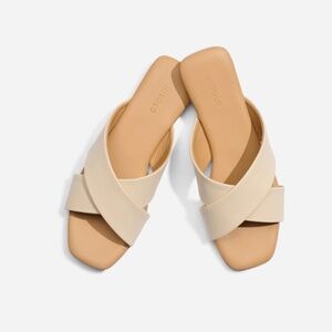 Nisolo - Catalina Slide Sandal - Size 7 - Bone